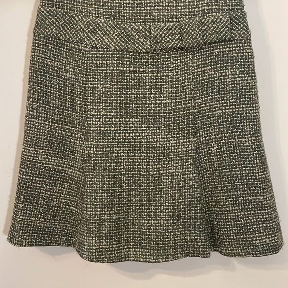 Sandra Angelozzi Green Boucle Trumpet Skirt Size 36 - Picture 11 of 16